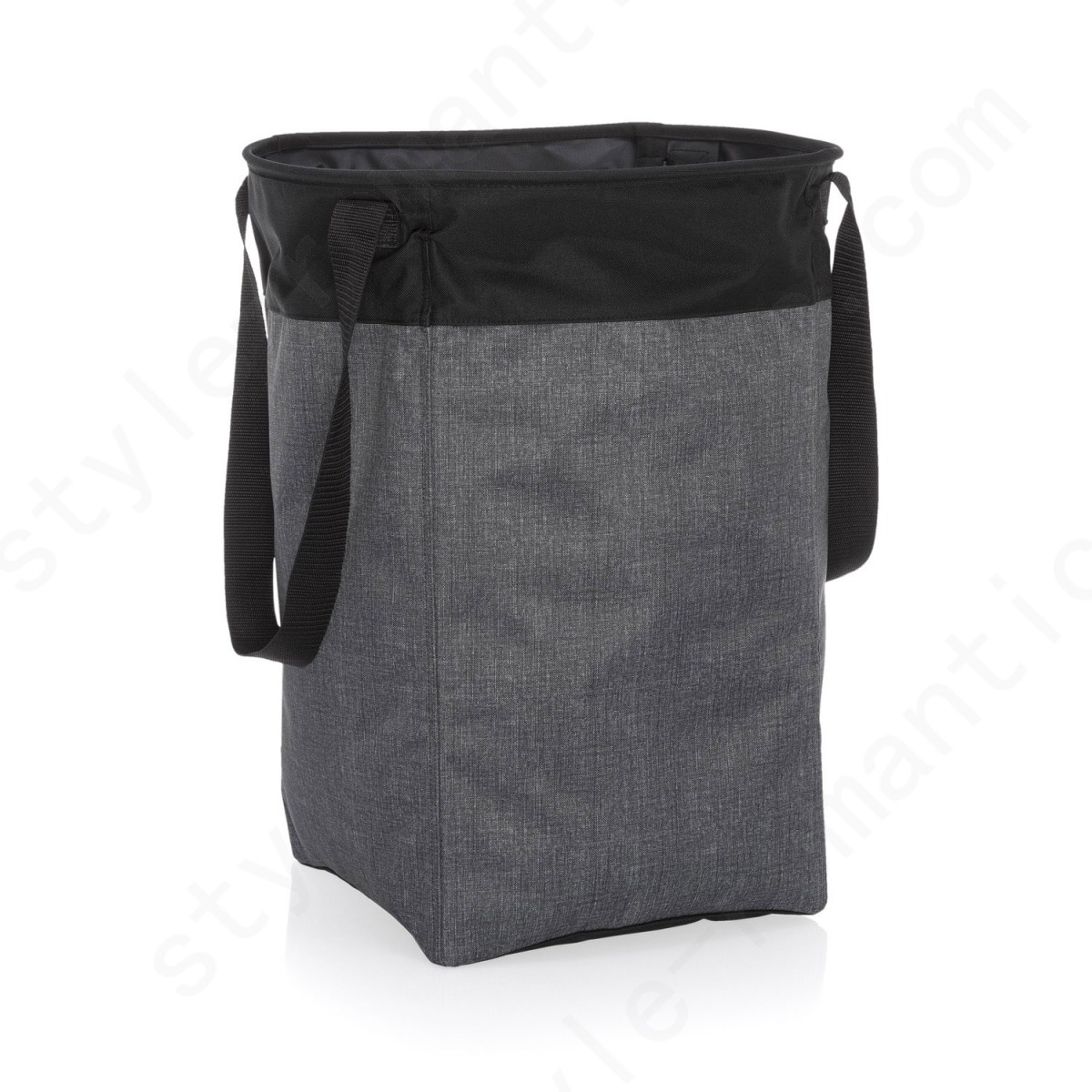 Thirty-One Gifts Stand Tall Bin - Charcoal Crosshatch - -0