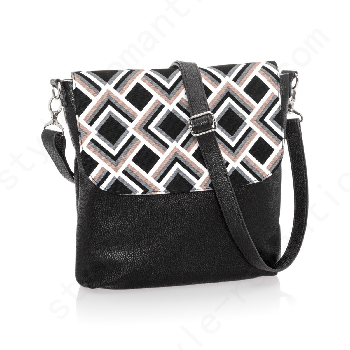 Thirty-One Gifts Studio Thirty-One Modern - Black Beauty Pebble W/ Deco Diamond Bag Accessories - -0