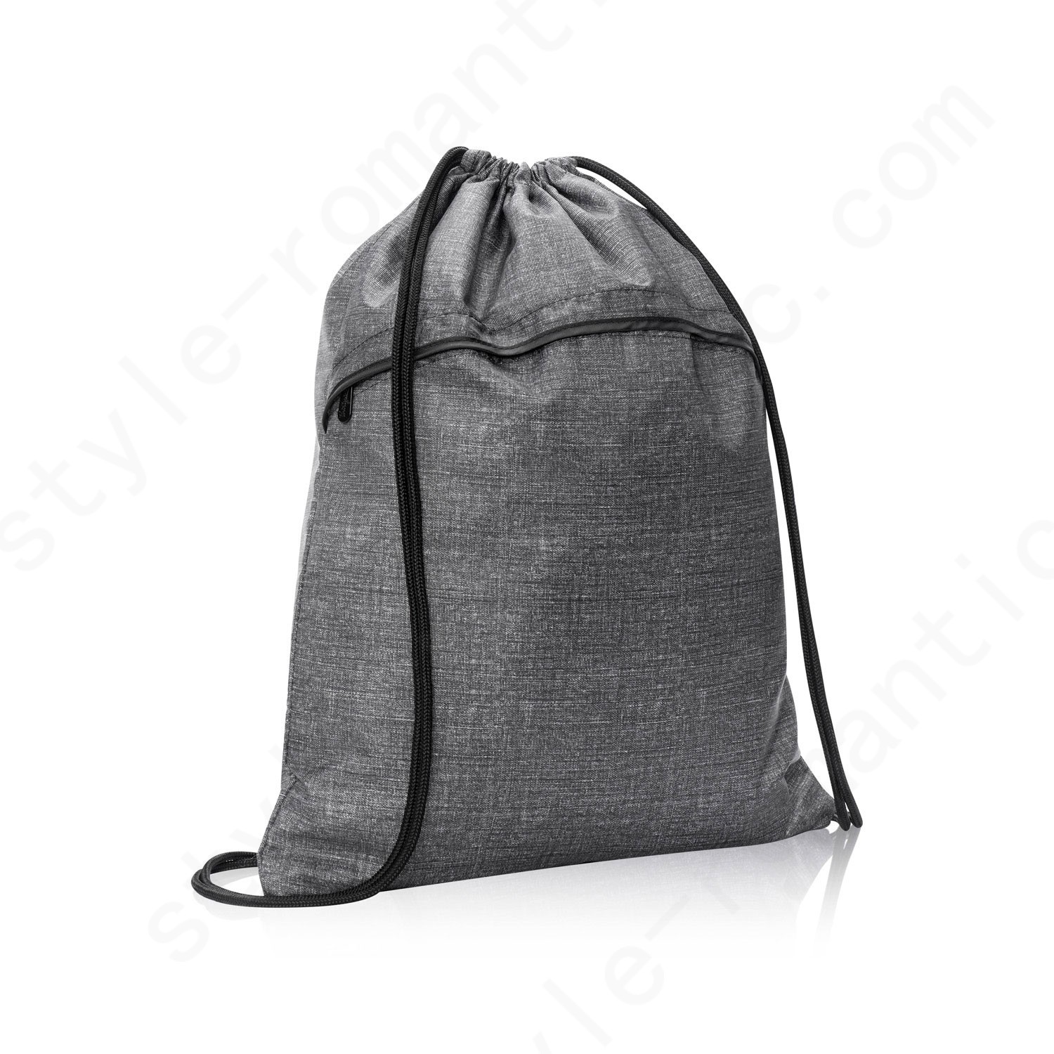 Thirty-One Gifts Cinch Sac - Charcoal Crosshatch - Thirty-One Gifts Cinch Sac - Charcoal Crosshatch