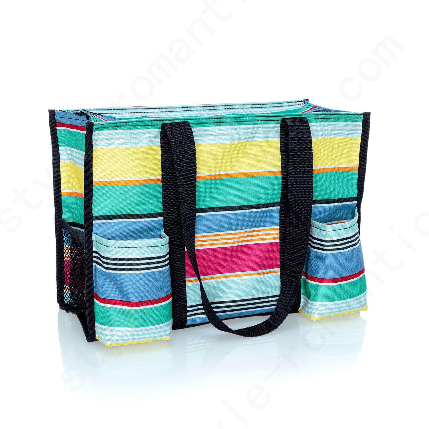 Thirty-One Gifts Zip-Top Organizing Utility Tote - Patio Pop - Thirty-One Gifts Zip-Top Organizing Utility Tote - Patio Pop
