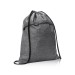 Thirty-One Gifts Cinch Sac - Charcoal Crosshatch - 0