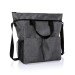 Thirty-One Gifts Crossbody Organizing Tote - Charcoal Crosshatch