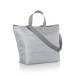 Thirty-One Gifts Crossbody Thermal Tote - Light Grey Crosshatch - 0