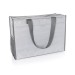 Thirty-One Gifts Deluxe Organizing Utility Tote - Light Grey Crosshatch