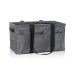 Thirty-One Gifts Deluxe Utility Tote - Charcoal Crosshatch
