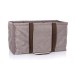 Thirty-One Gifts Large Utility Tote - Mocha Crosshatch