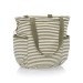 Thirty-One Gifts Retro Metro Handbags - Olive Twill Stripe