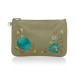 Thirty-One Gifts Rubie Mini - Ooh-La-La Olive Pebble W/ Floral Embroidery Handbags Accessories